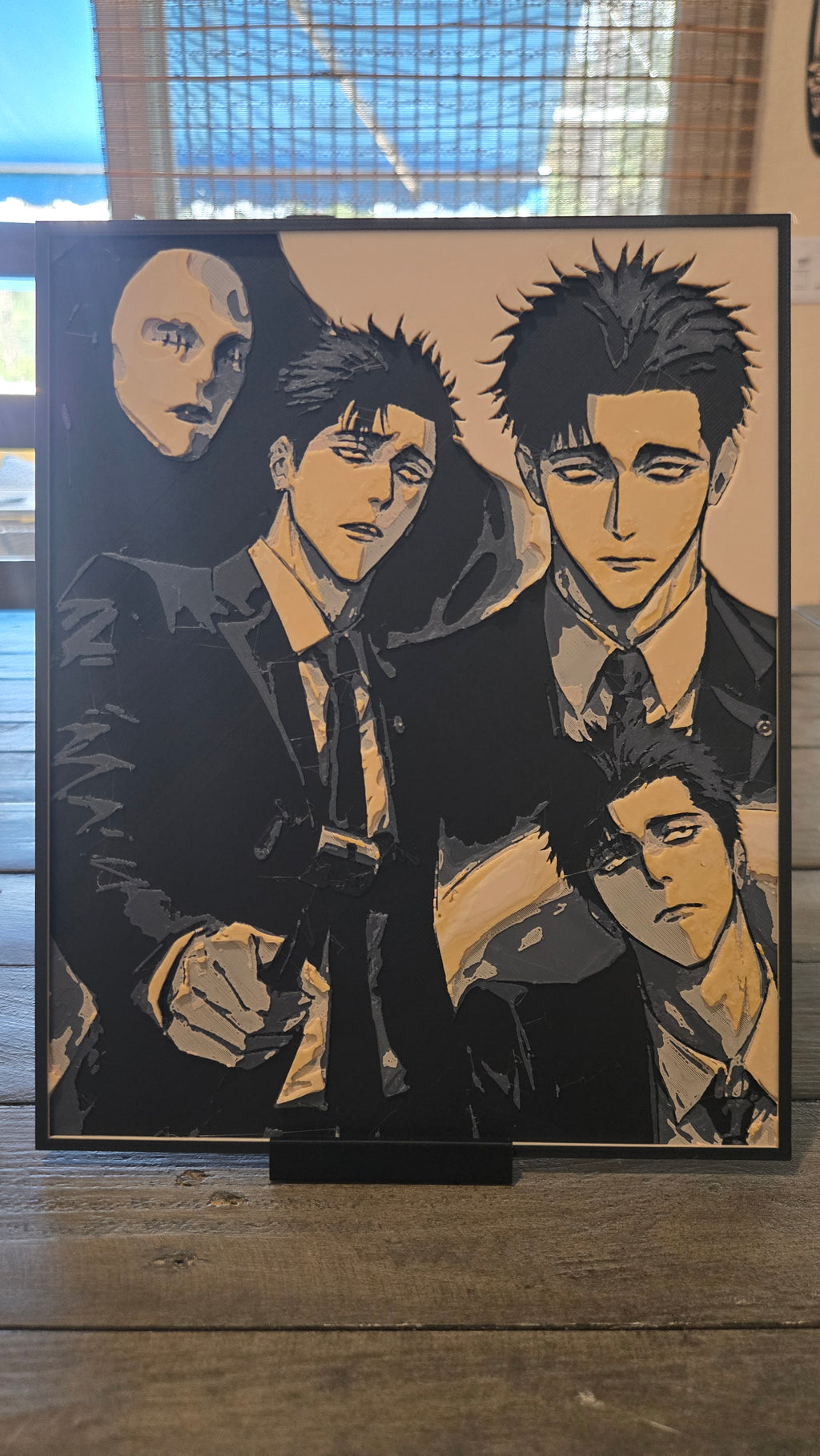 Jujutsu Kaisen Hiromi Higuruma – 3D-Printed HueForge Art