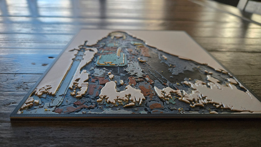 Link Hylian Hero – Legend of Zelda 3D-Printed HueForge Art
