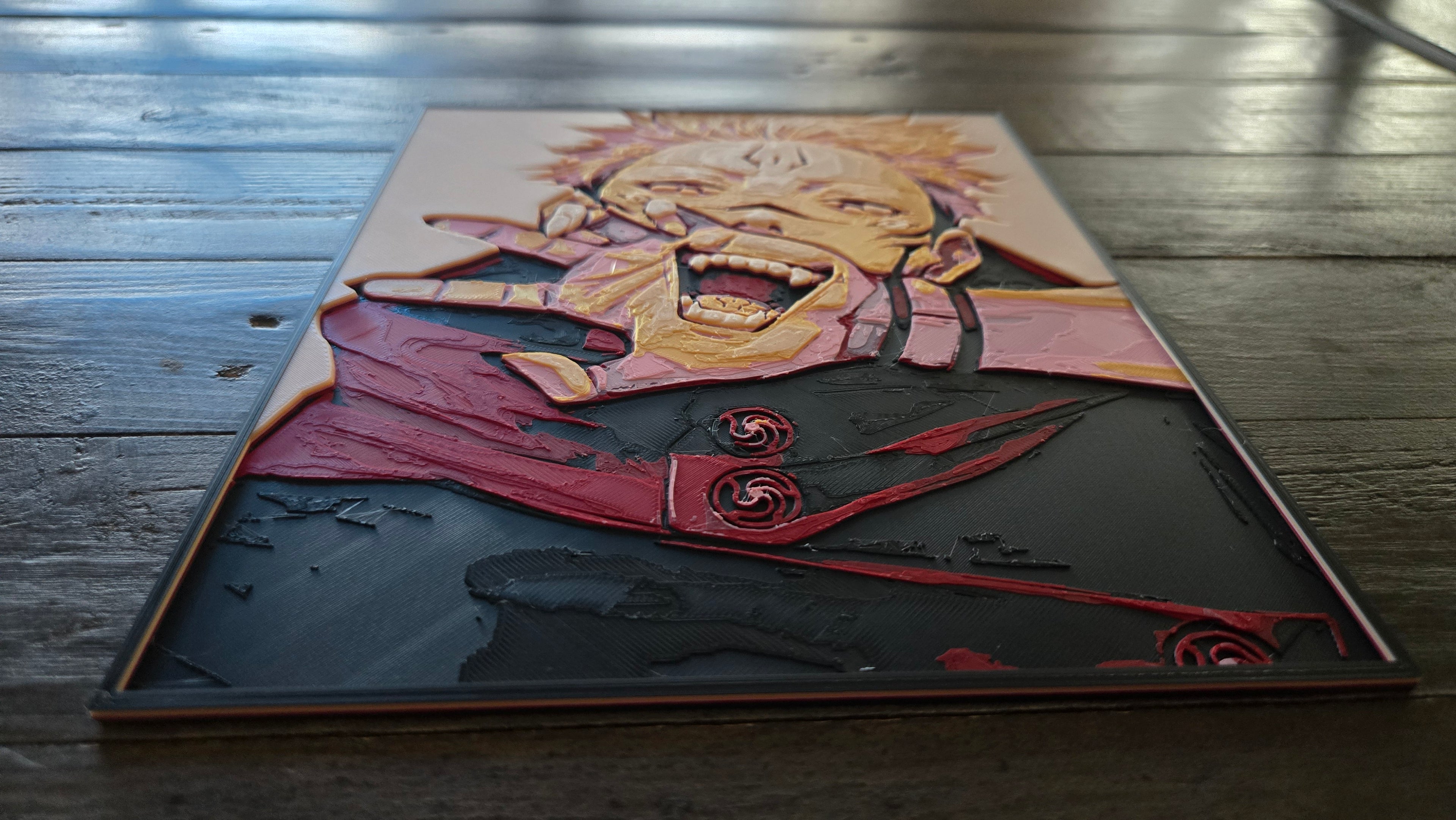 Ryomen Sukuna – Jujutsu Kaisen 3D-Printed HueForge Art