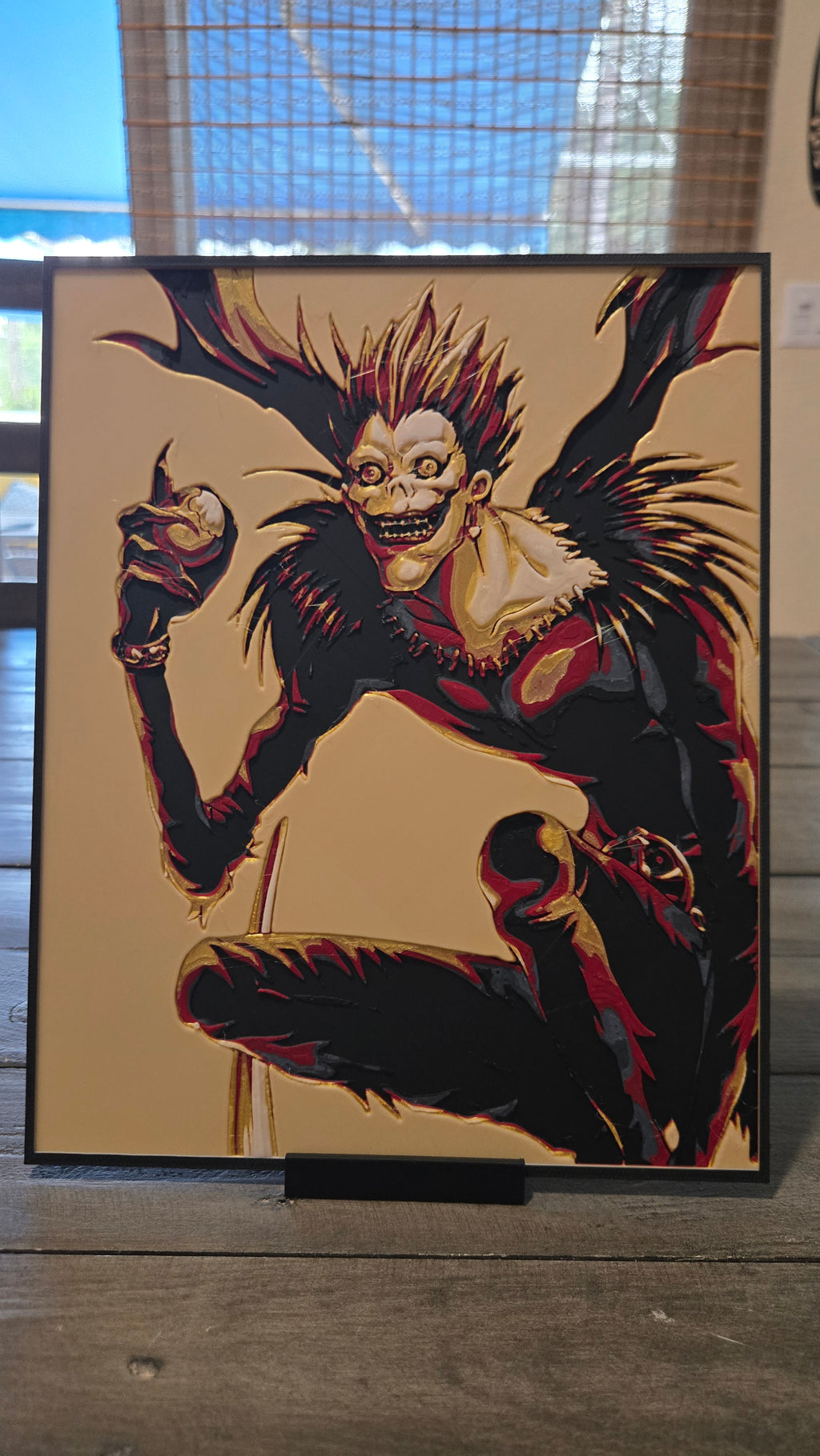 Ryuk Shinigami – Death Note 3D-Printed HueForge Art