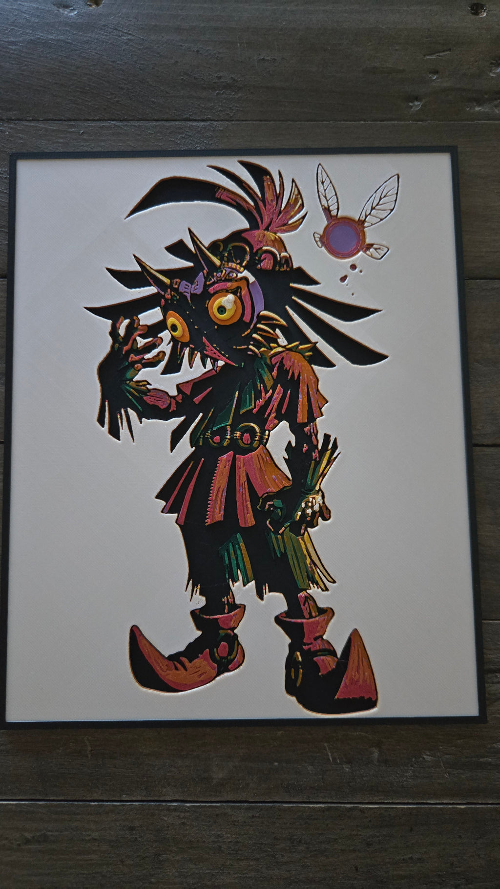 Zelda Skull Kid Majora’s Mask – 3D-Printed HueForge Art