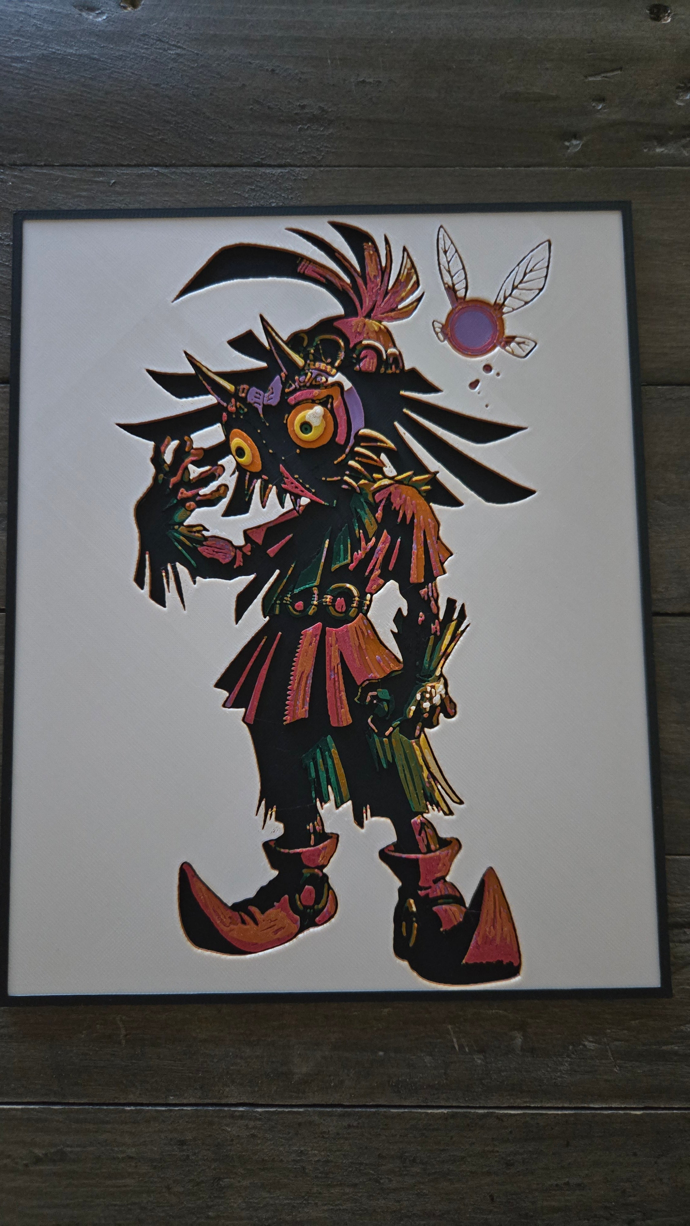 Zelda Skull Kid Majora’s Mask – 3D-Printed HueForge Art