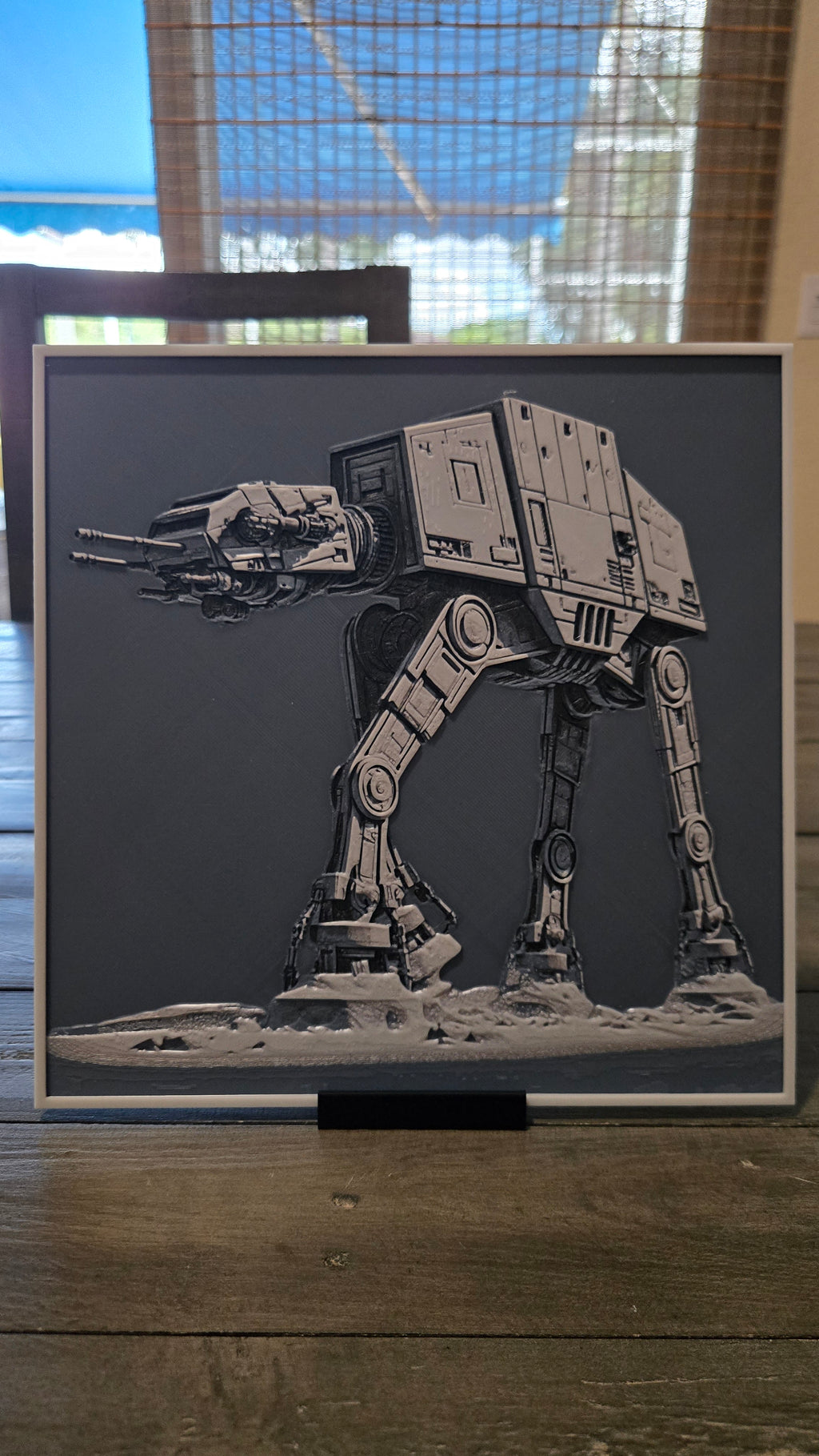 Star Wars AT-AT Walker – Battle of Hoth 3D-Printed HueForge Art