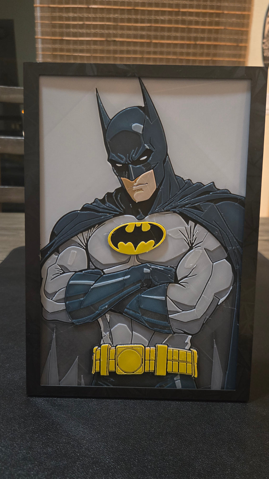 DC Comics Batman – Framed 3D-Printed HueForge Art
