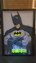 DC Comics Batman – Framed 3D-Printed HueForge Art