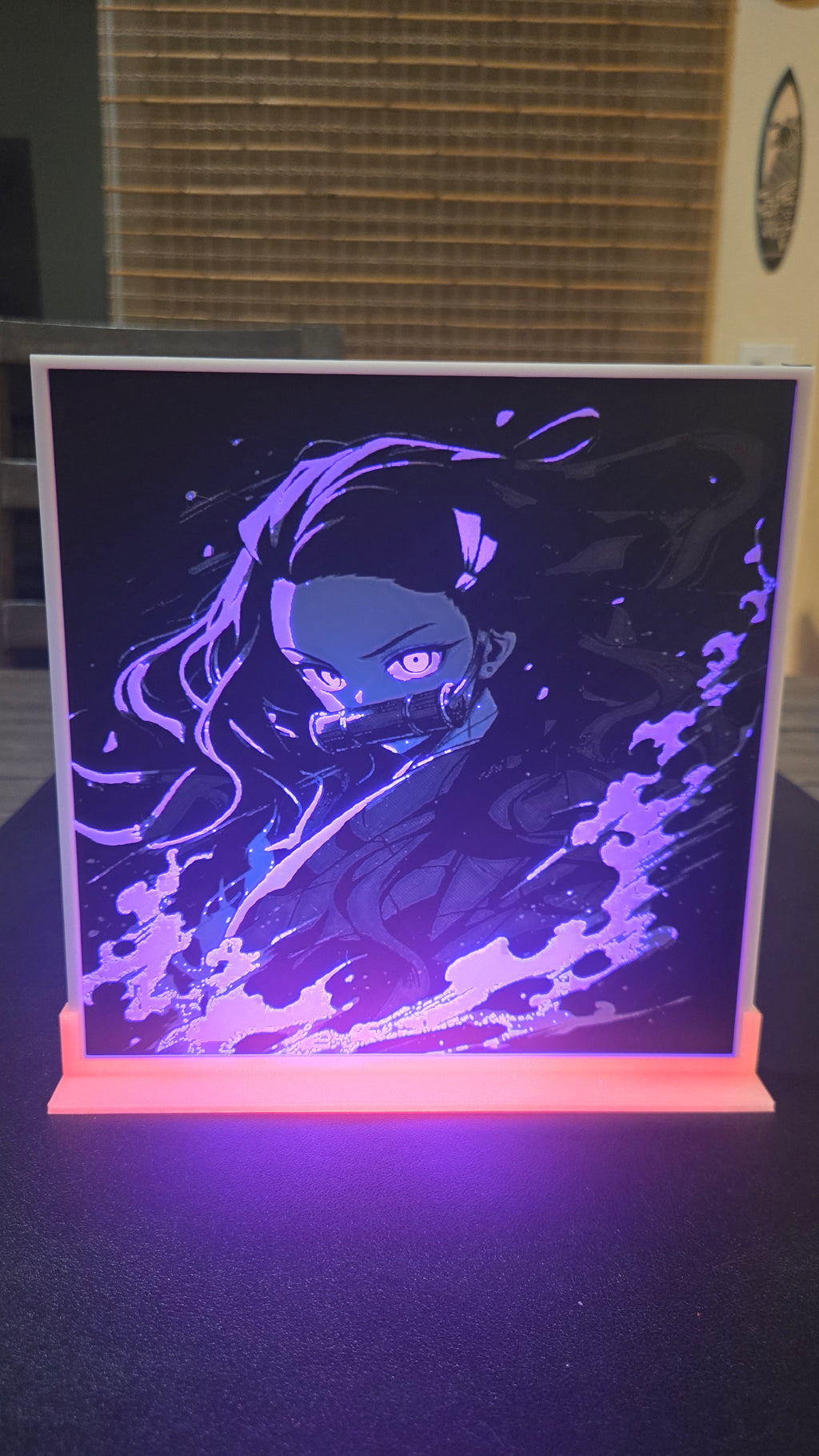 Demon Slayer Nezuko Kamado – UV-Reactive HueForge Art
