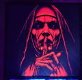 The Nun Valak – Glow-in-the-Dark Horror HueForge Art