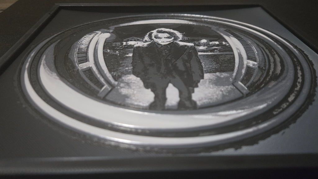 The Dark Knight Joker Peephole – Framed HueForge Art