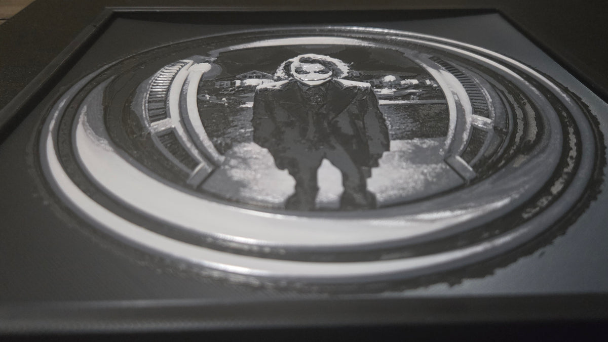 The Dark Knight Joker Peephole – Framed HueForge Art