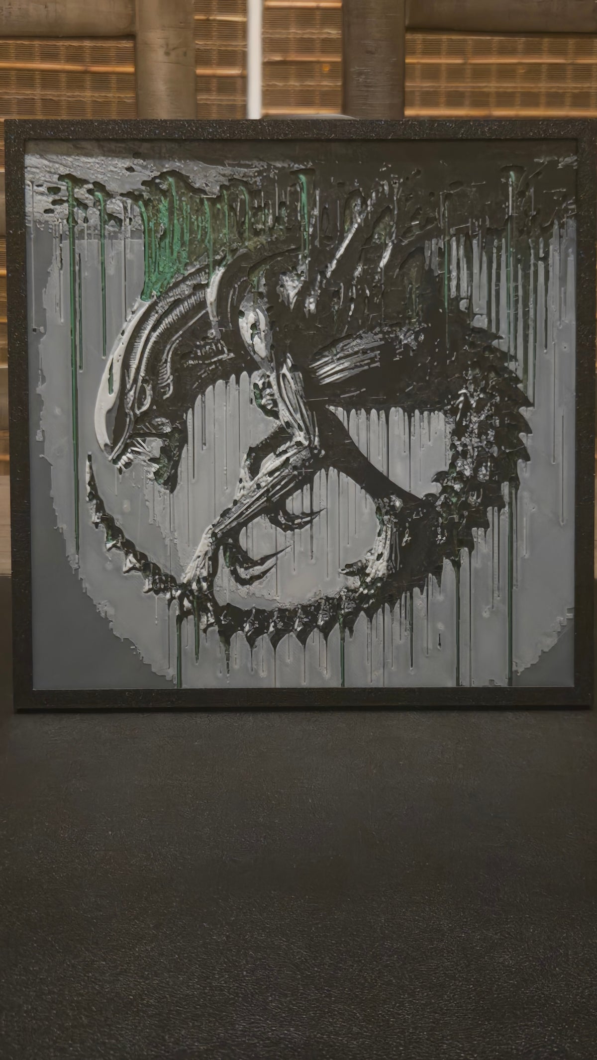 Alien vs. Predator – Framed UV-Reactive HueForge Art