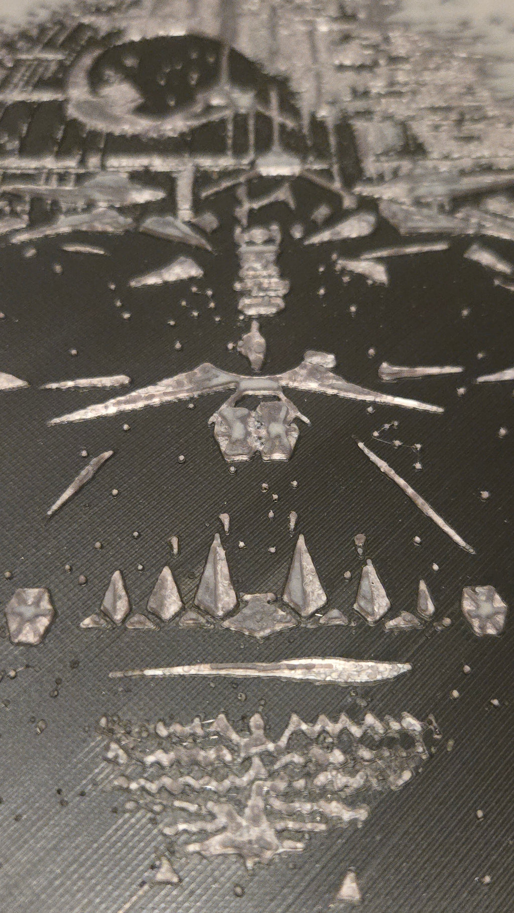 Star Wars Darth Vader Imperial Fleet – Framed 3D-Printed HueForge Art