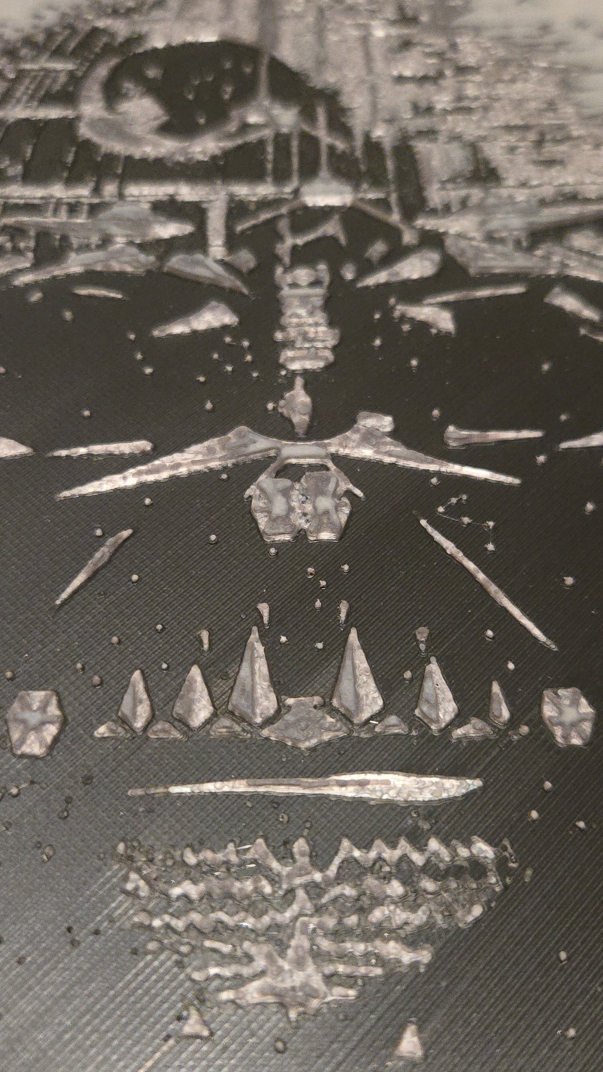 Star Wars Darth Vader Imperial Fleet – Framed 3D-Printed HueForge Art